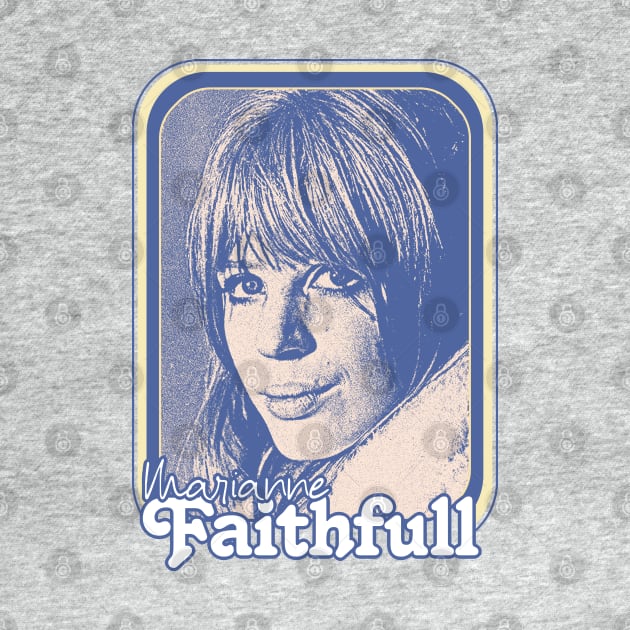 Marianne Faithfull // Retro 60s Aesthetic Design by DankFutura